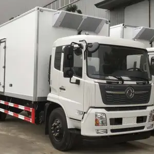 东风天锦冷藏车 箱体8米冷藏车 黄牌大型
