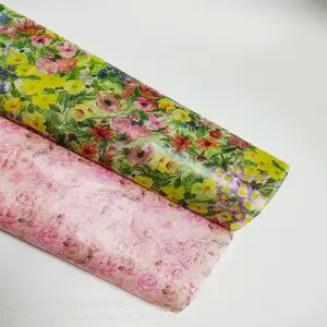 出售彩色印刷雪梨纸 鲜花包装纸 红酒裹纸可定制图案