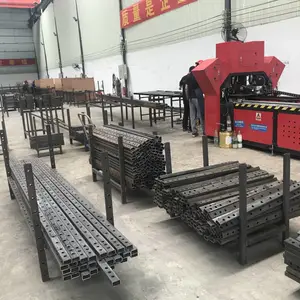 厂家供应扁铁自动冲孔机 扁钢冲孔断料设备