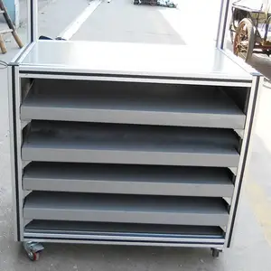 车间可移动多层工具柜箱 工厂物料架周转转运小推车