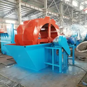 砂石场洗沙流水线水轮洗沙机 人工制砂脱泥轮斗洗砂机