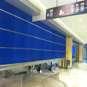 津南区柔性防火布挡烟垂壁厂家定制/固定式挡烟垂壁订做