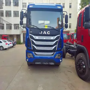 江淮小三轴挖机拖车 250钩机平板拖车 150挖机上高速不超载的拖板车