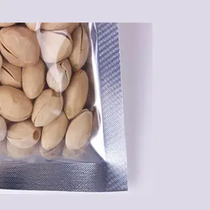 透明食品级阴阳袋 五谷养生粉开窗包装袋 鱿鱼丝干海鲜包装袋