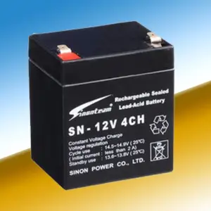 赛能蓄电池SN-12V4CH 阀控式电子秤仪表12V4AH电池