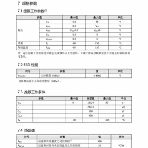 FM富满微 XPM5016 同步降压转换器芯片 输入耐压高至36V