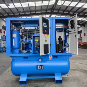 一体式永磁变频螺杆空压机汽修喷漆木工一站式供气整套空气压缩净化机组
