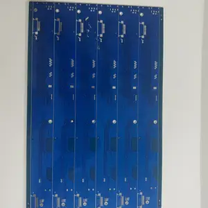 1.6四层板铜厚2.0oz无铅喷锡沉铜红油白字带金手指工艺，PCB空板生产定制厂家直销