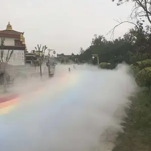 花园驱蚊人造雾工程 科化雾森系统设备设计施工定制