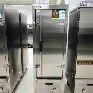 美厨商用蒸饭柜 MC-ZGR12 重工燃气蒸饭柜 单门12盘燃气蒸饭车