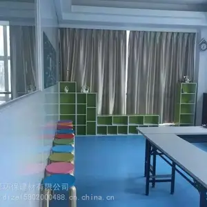 地泽厂供地胶幼儿园培训机构健身房老人活动中心用PVC塑胶地板