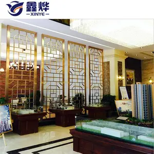 佛山厂家定制***酒店餐厅不锈钢屏风 现代时尚屏风隔断