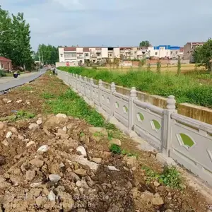 陆景水泥仿木栏杆 道路护栏 混凝土仿木栏杆生产厂
