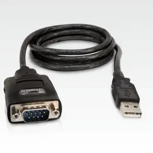 登昌恒UTN411X USB转RS232串口线db9针转接线公头工业级com转换器 LINUX XP 支持热插拔及双向传输 支持自动交握模