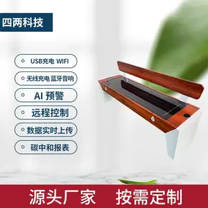 四两科技 光伏长廊座椅 远程控制 AI预警 智慧乡村建设