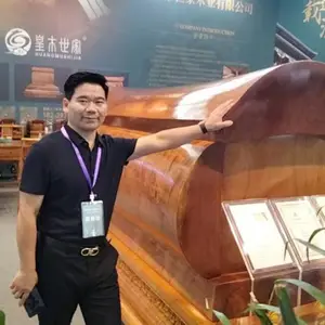 定制土葬棺材 特大金丝楠木 定做寿棺 皇木世家牌