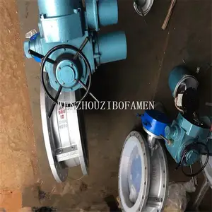 多回转开关型电动衬氟蝶阀 D941F46-16C D941F4-16C 四氟法兰蝶阀
