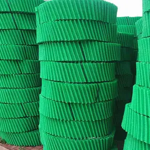 圆形塔冷却塔填料 斜交错淋水片空调散热塔填充料 阻燃耐高温 可定制