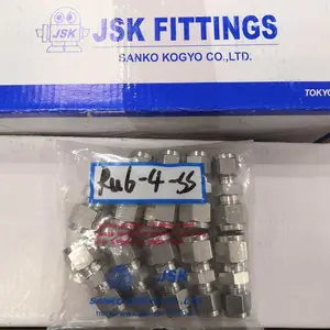 进口JSK接头UT4-SS螺纹三通接头日本JSK库存经销