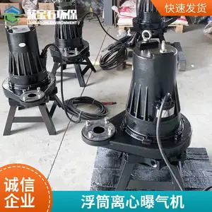 好氧硝化池QXB离心曝气机 AR潜水可提式曝气充氧机蓝宝石