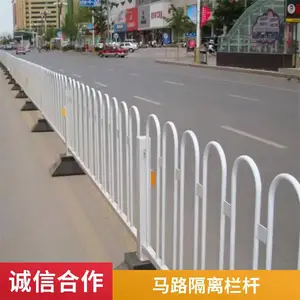 博赛元人行道隔离围栏 镀锌方管焊接道路护栏 防撞可靠