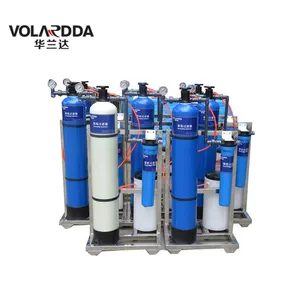 南宁全自动控制离子交换软水器 华兰达HLDRH-1系列离子交换树脂去除水垢效果好