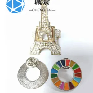 金属徽章定制, 铁艺徽章定做, 广东公司胸章生产