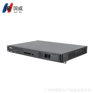 国威电话交换机录音盒录音仪GW1698机架式1U支持8-64路电话线路