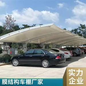 宁波PVCPVDF膜车棚生产厂家，杭州膜结构的布怎么清洗材料加工批发