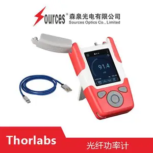 Thorlabs 光纤光功率计,内置探头 新品 波长400到1700nm,森泉光电