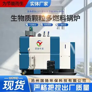 1吨生物质颗粒多燃料锅炉 纯蒸汽发生器 食品农牧用燃气模块炉