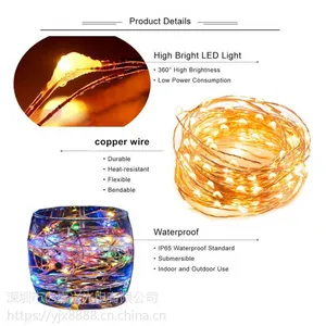 �ֻ���ͦ��20��200��ң�صƴ�LED����װ��ͥԺ�ƴ�ҹ����