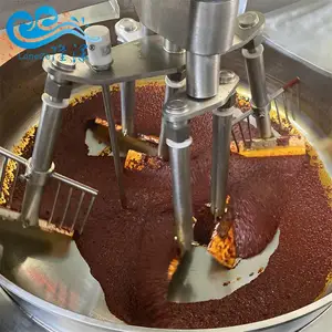 隆泽调味酱料炒锅 酱料行星炒锅 黄焖鸡酱料加工设备