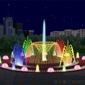临汾竹喷泉设计 程控喷泉 音乐喷泉制作