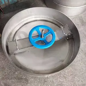 华强专业生产储酒设备,酒厂用304不锈钢 内开式侧壁人孔盖