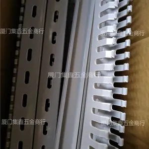 厦门PVC齿形线槽25 30 40 50 60 80 100全塑料银灰色配线槽