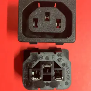 插座开关之贝尔佳BEJ金佳ST-A02-001KU品字形卡式电源插座和C13三孔电源插座