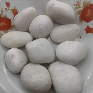 透明白色石英鹅卵石 5-8公分高硬度 抛光打磨水洗