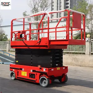 自行走升降机剪叉式升降平台高空作业维修车全自动液压升降车