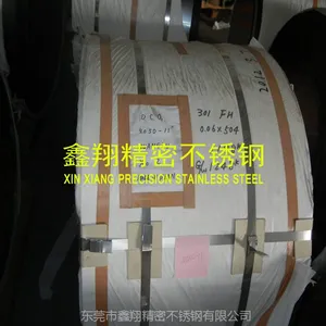 SUS301超薄不锈钢卷带,0.025-0.1mm,宽度硬度可定制