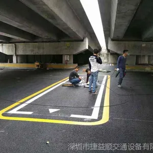 龙岗停车场划线横岗附近划道路线坪地驾校酒店画线施工队