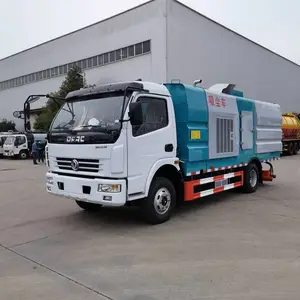 东风7方后置滚刨式吸尘车 全吸式干式吸灰车