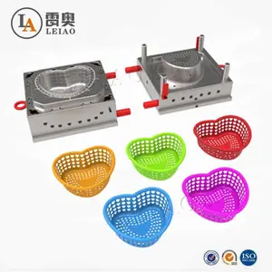 塑料篮子模具 托盘收纳篮储物筐注塑加工定制开模