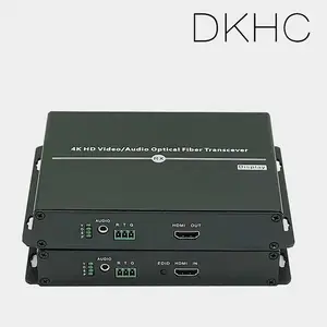 全高清非压缩HDMI视频光端机+独立音频+RS232数据无压缩光纤延长器无损传输收发LC