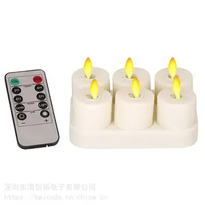 深圳充电电子蜡烛灯led亚马逊热销货源外贸欧美蜡烛灯