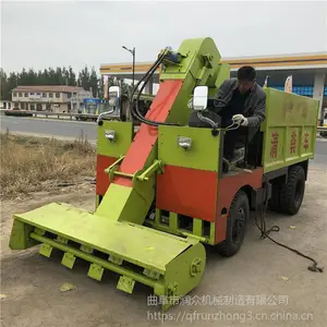 60马力清粪车厂家 饲养场厚粪层刮粪机 打扫路面粪污清粪车