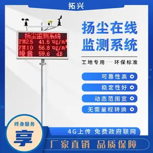 供应拓兴扬尘在线监测设备pm2.5pm10噪声温度湿度风速风向