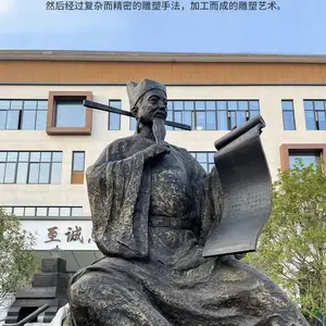 北京铸铜雕塑摆件公园户外园林广场铸铜人物景观—上顺园林雕塑