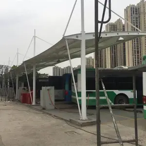 黔西伞形膜结构景观棚膜结构车棚工程设计安装