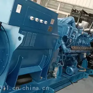 潍柴重机1600KW柴油发电机组WPG2200B73 潍柴大功率柴油发电机 博杜安12M552020
